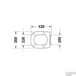 Duravit D-Code Closetzitting Met Deksel En Softclose Systeem 44.3x35.9x5 Cm Duroplast Wit -Thuis Badkamer duravit d code closetzitting met deksel en softclose systeem 44.3x35.9x5 cm duroplast wit tech2