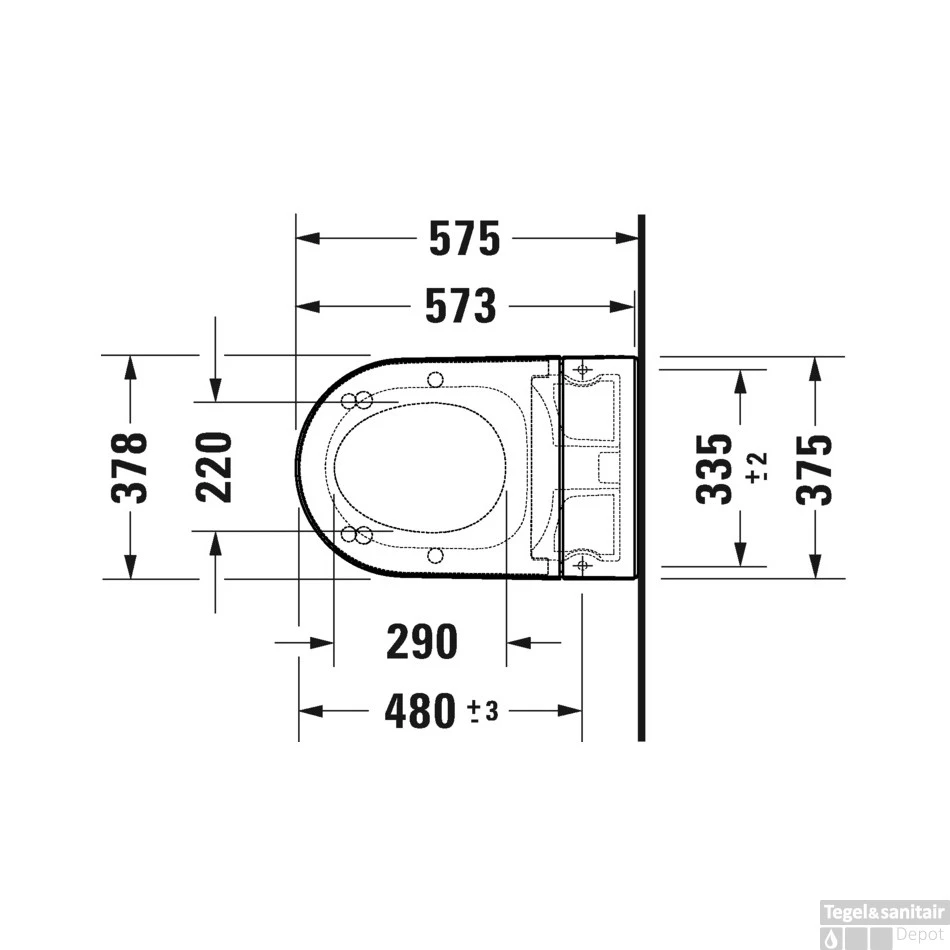 Duravit Douche WC SensoWash Starck F Plus Compact Met Compleet Pack Wandcloset 37.8x57.5 Cm Duroplast Wit 4 Duravit Douche WC SensoWash Starck F Plus Compact Met Compleet Pack Wandcloset 37.8x57.5 Cm Duroplast Wit - Afbeelding 4