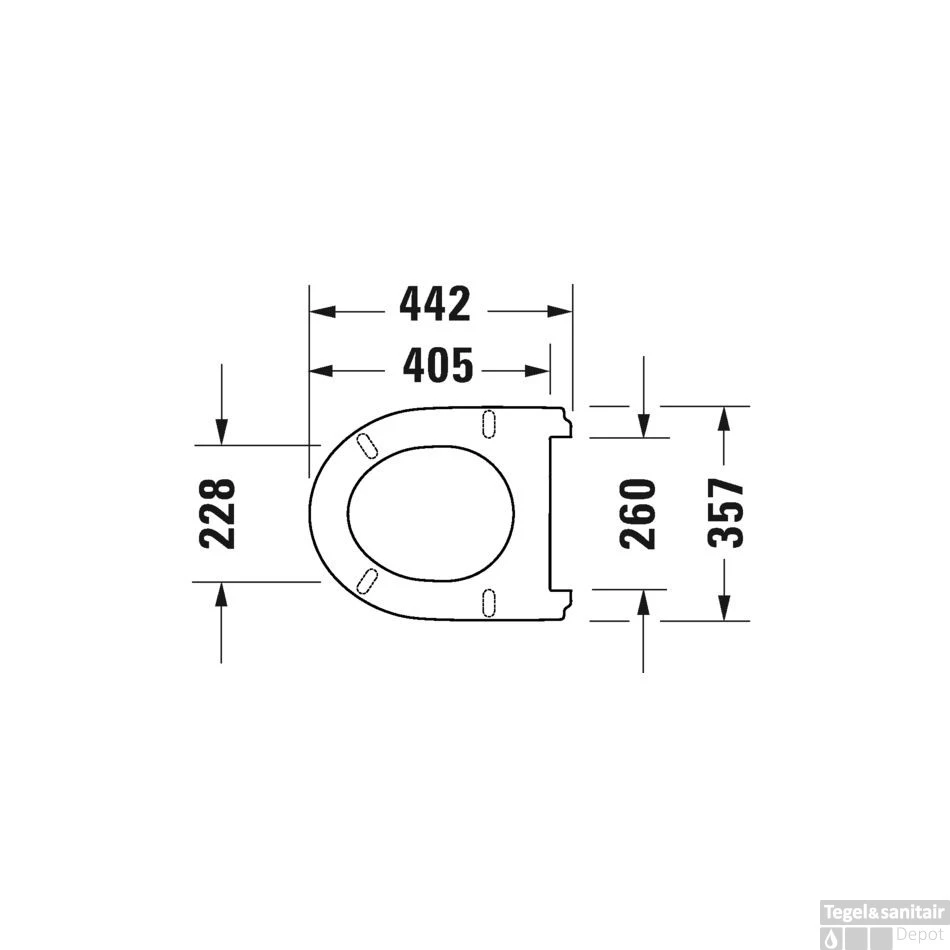 Duravit DuraStyle Basic Toiletzitting Softclose En Quickrelease Systeem 37.3x43x4.3 Cm Thermoset Wit - Afbeelding 3