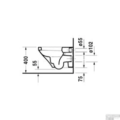 Duravit Durastyle Wandcloset Diepspoel 37x54x34.5 Cm Keramiek Glanzend Wit 7 Duravit Durastyle Wandcloset Diepspoel 37x54x34.5 Cm Keramiek Glanzend Wit -Thuis Badkamer duravit durastyle wandcloset diepspoel 37x54x34.5 cm keramiek glanzend wit tech2