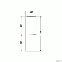 Duravit Starck 3 Urinoir Scheidingswand 8x40x70.5 Cm Keramiek Wit -Thuis Badkamer duravit starck 3 urinoir scheidingswand 8x40x70.5 cm keramiek wit tech2