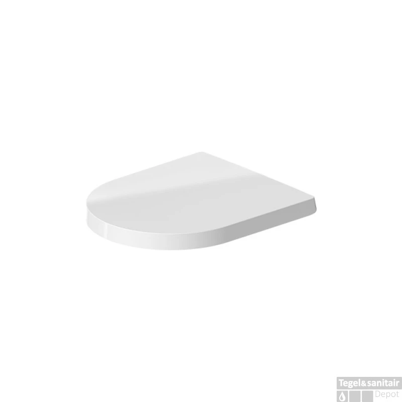 Duravit Toiletzitting ME By Starck Softclose En Quickrelease Systeem 43.8x37.4x4 Cm Duroplast Wit