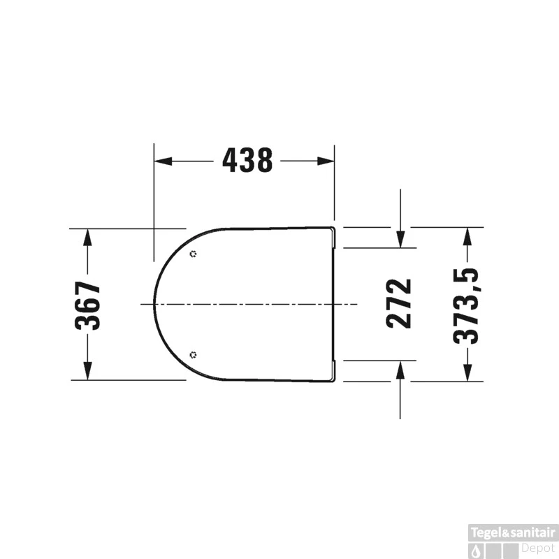 Duravit Toiletzitting ME By Starck Softclose En Quickrelease Systeem 43.8x37.4x4 Cm Duroplast Wit - Afbeelding 3