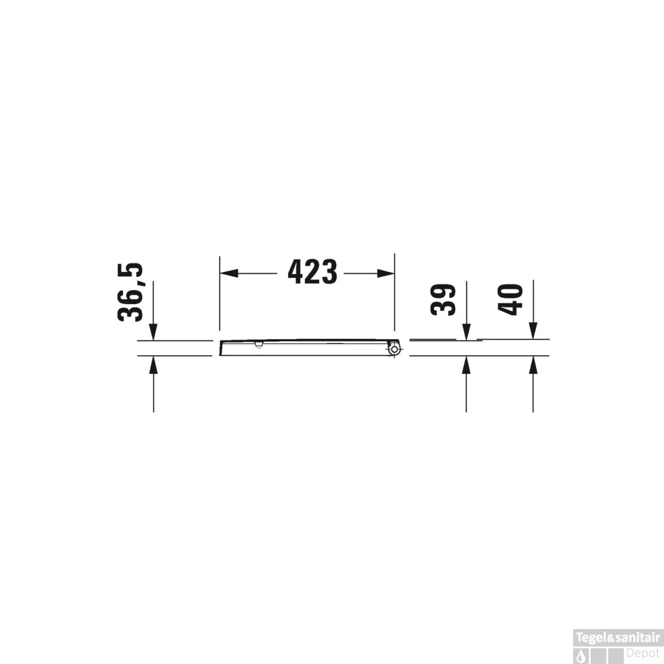 Duravit Toiletzitting ME By Starck Softclose En Quickrelease Systeem 43.8x37.4x4 Cm Duroplast Wit - Afbeelding 2