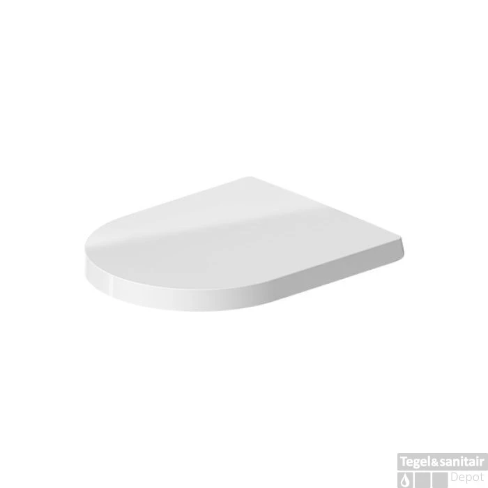 Duravit Toiletzitting ME By Starck Softclose En Quickrelease Systeem 45.8x37.4x5.6 Cm Duroplast Wit