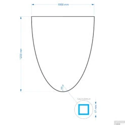 Spiegel Gliss Design Eos 100x120cm Met Ronding Naar Beneden 5 Spiegel Gliss Design Eos 100x120cm Met Ronding Naar Beneden -Thuis Badkamer eos 100x120