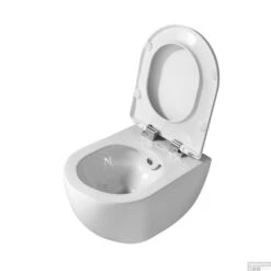 Wandcloset Boss & Wessing Freedom Randloos Met Bidetkraan Koudwater Wit (Excl. Zitting) -Thuis Badkamer fe322 34cb00e 0003 sfeer2