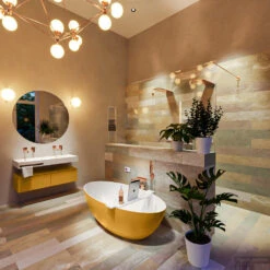 FLOAT Vrijstaand Bad 170x80cm Kleur Ocher / Talc -Thuis Badkamer float 2 00014