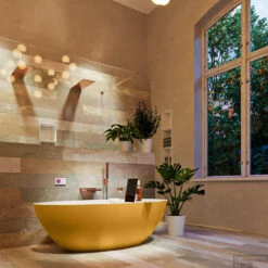 FLOAT Vrijstaand Bad 170x80cm Kleur Ocher / Talc -Thuis Badkamer float 3 00014