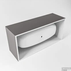 FREEZE Vrijstaand Bad 180x85cm Kleur Dark Grey / Dark Grey -Thuis Badkamer freeze google 2 00022