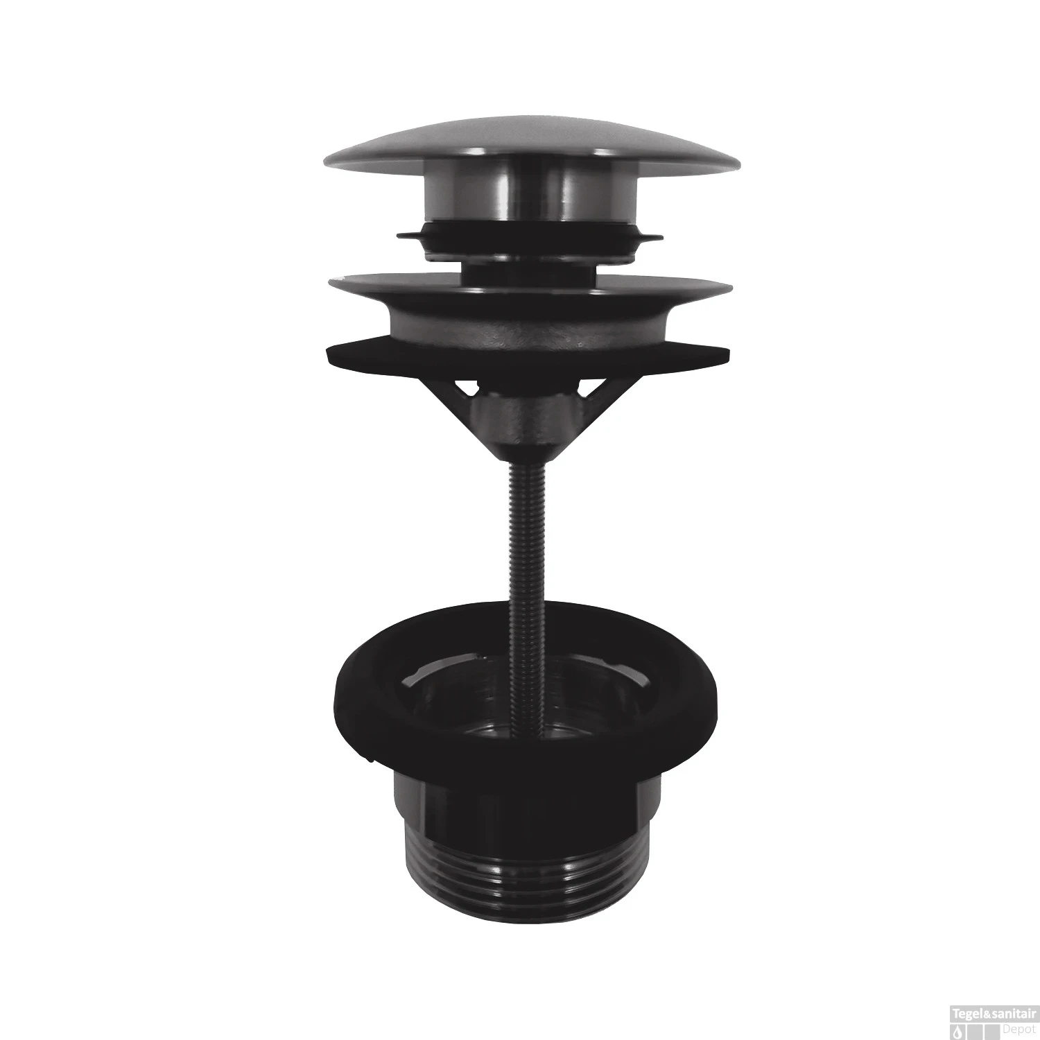 Clickplug Lagoo Garda Universeel Messing Gunmetal 1 Clickplug Lagoo Garda Universeel Messing Gunmetal