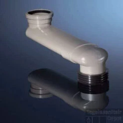 Sprongbocht Wiesbaden 72mm ⌀ 9/11 Verstelbaar 14.5 - 34.5cm -Thuis Badkamer geberit sprongbocht buisdikte 72mm 90 110mm verstelbaar 14 5cm 34 5cm geberit