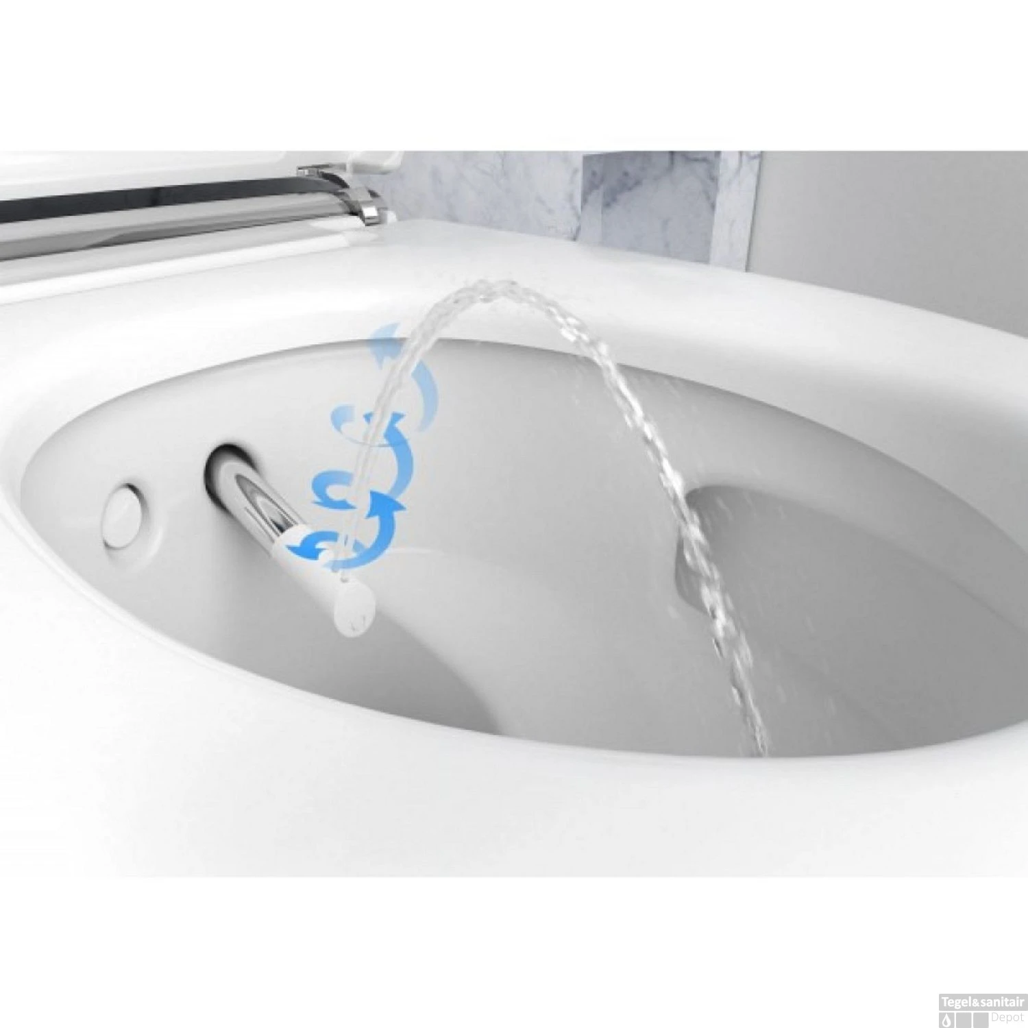 Douchewc Geberit Aquaclean Mera Comfort Met Geurafzuiging Warme Luchtdroging En Ladydouche Met Softclose En Deksel Wit 4 Douchewc Geberit Aquaclean Mera Comfort Met Geurafzuiging Warme Luchtdroging En Ladydouche Met Softclose En Deksel Wit - Afbeelding 4