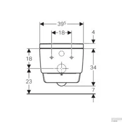 Douchewc Geberit Aquaclean Mera Comfort Met Geurafzuiging Warme Luchtdroging En Ladydouche Met Softclose En Deksel Chroom -Thuis Badkamer geberit aquaclean mera comfort wandcloset douche wc chroom tech