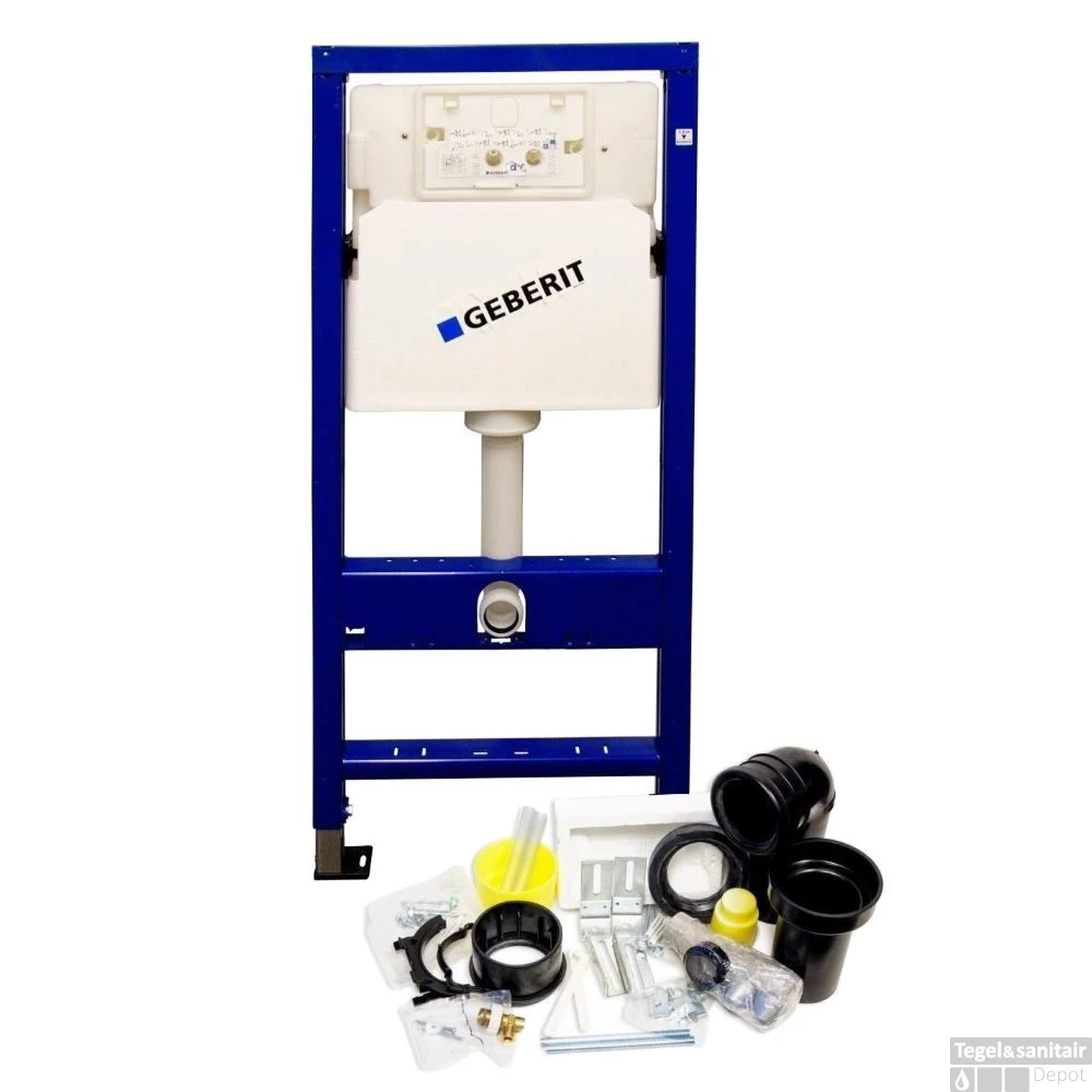 Geberit UP100 Toiletset Compleet | Inbouwreservoir | Salenzi Civita Mat Antraciet Met Drukplaat 6 Geberit UP100 Toiletset Compleet | Inbouwreservoir | Salenzi Civita Mat Antraciet Met Drukplaat - Afbeelding 6