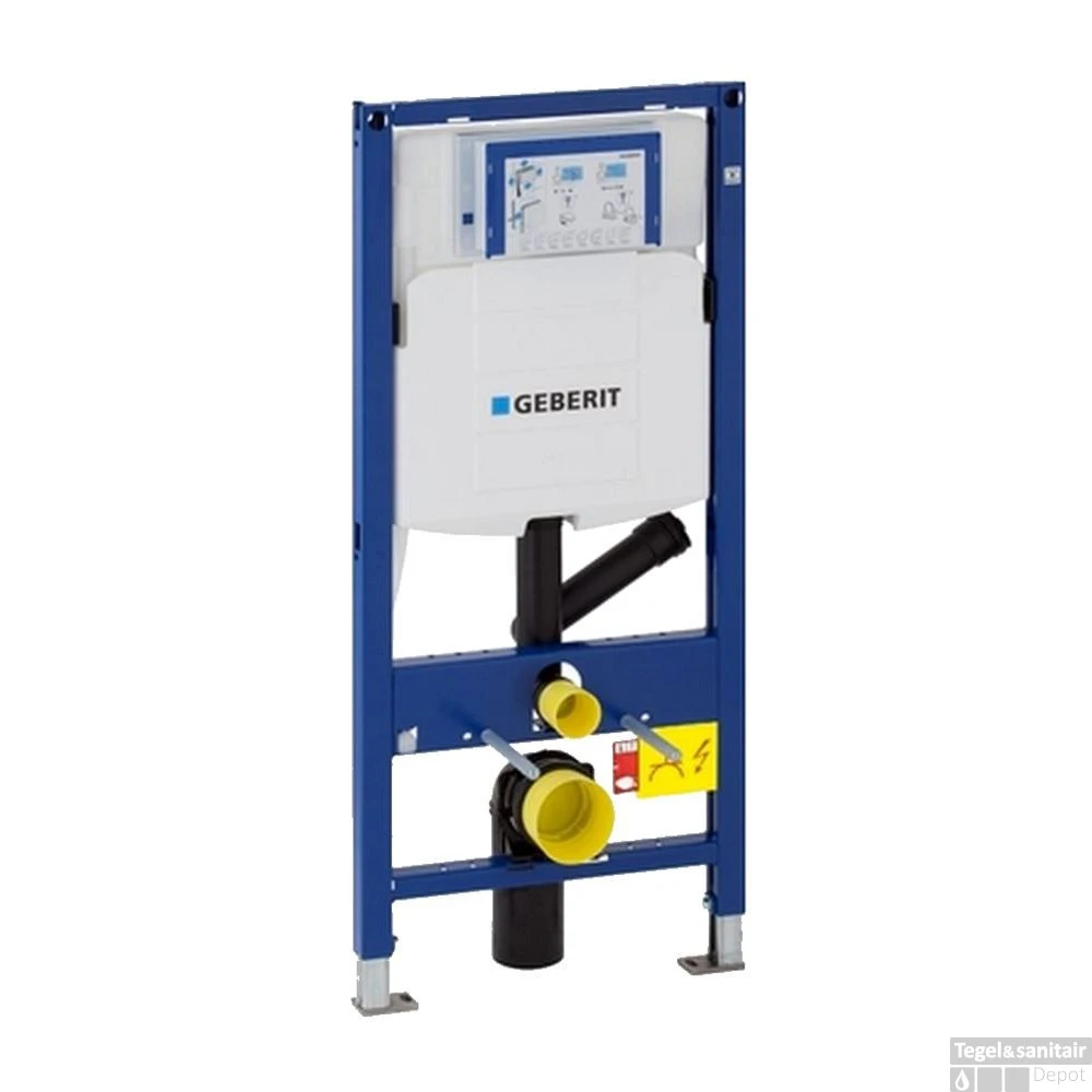 Geberit UP320 Toiletset Wandcloset Salenzi Civita Mat Wit Met Sigma 01 Drukplaat - Afbeelding 5