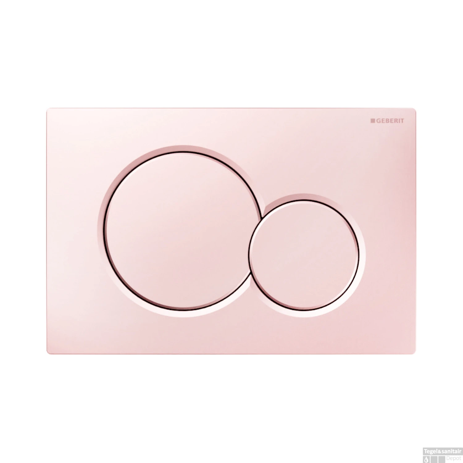 Geberit UP320 Toiletset Wandcloset Salenzi Civita Mat Roze Met Sigma 01 Drukplaat - Afbeelding 2