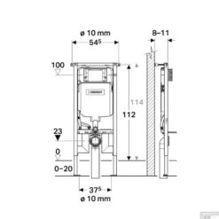 Geberit UP720 Toiletset Wandcloset Salenzi Civita Mat Grijs Met Sigma 01 Drukplaat -Thuis Badkamer geberit up720 toiletset wandcloset salenzi civita mat grijs met sigma 01 drukplaat 9