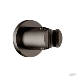 Handdouche Houder Herzbach Living Spa PVD-Coating Opsteekgarnituur Rond Zwart