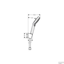 Hansgrohe Crometta Vario / Porter S Doucheset 125 Cm. Wit-chroom -Thuis Badkamer hansgrohe crometta vario porter s doucheset 125 cm wit chroom tech