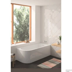 Hoekbad Allibert Serena 170x75x56 Cm Wit Rechts -Thuis Badkamer hoekbad allibert serena 170x75x56 cm wit links sfeer2 1
