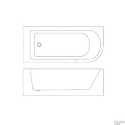 Hoekbad Allibert Serena 170x75x56 Cm Wit Links 12 Hoekbad Allibert Serena 170x75x56 Cm Wit Links -Thuis Badkamer hoekbad allibert serena 170x75x56 cm wit links tec1