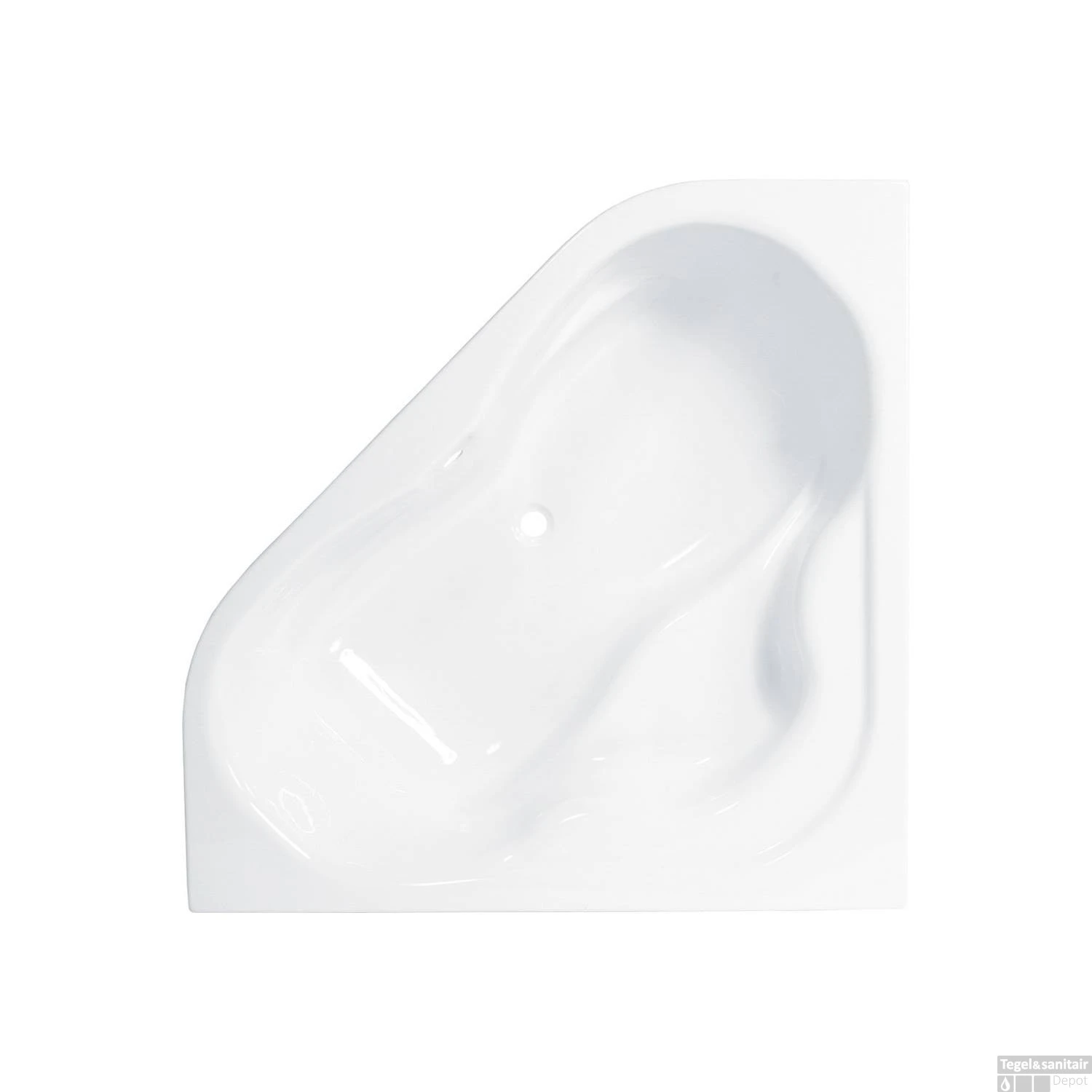 Inbouw Hoekbad Kwartrond Wisa Sali 140x140 Cm Wit 1 Inbouw Hoekbad Kwartrond Wisa Sali 140x140 Cm Wit