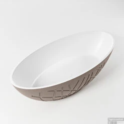 HOLM Vrijstaand Bad 180x85cm Kleur Smoke / Talc