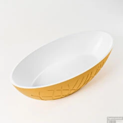 HOLM Vrijstaand Bad 180x85cm Kleur Ocher / Talc