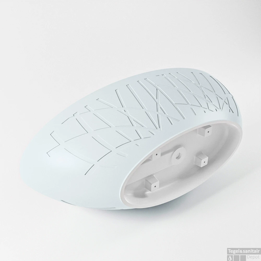 HOLM Vrijstaand Bad 180x85cm Kleur Clay / Talc 6 HOLM Vrijstaand Bad 180x85cm Kleur Clay / Talc - Afbeelding 6