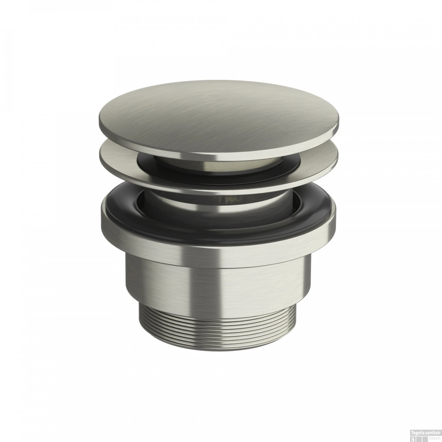 Hotbath Archie Clickplug Met Schroef Rond RVS 316 AR710IX 1 Hotbath Archie Clickplug Met Schroef Rond RVS 316 AR710IX