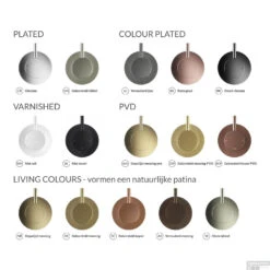 Afvoerplug Hotbath Cobber Always-Open Met Schroef Rond Zwart Chroom -Thuis Badkamer hothbath kleurenstaal 78