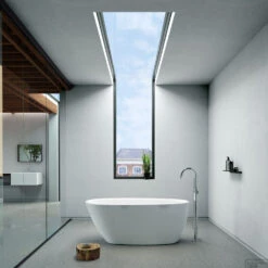 Clou InBe Vrijstaand Ligbad Met Plug En Sifon Wit Acryl 150x73x58cm -Thuis Badkamer ib 05.40402 ceiling wood a3