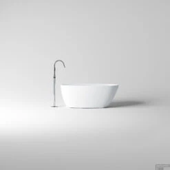 Clou InBe Vrijstaand Ligbad Met Plug En Sifon Wit Acryl 150x73x58cm -Thuis Badkamer ib 05.40402 g