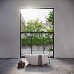 Clou InBe Vrijstaand Ligbad Met Plug En Sifon Wit Acryl 150x73x58cm -Thuis Badkamer ib 05.40402 i