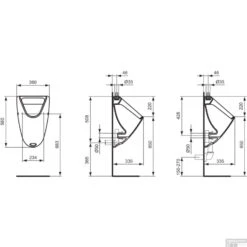 Urinoir Ideal Standard Eurovit Met Boveninlaat Keramiek 56x23.4x33.5 Cm Wit -Thuis Badkamer idealstandard k5539 web price list drawing 2a80d02b19a70828347e7f6d97ef8af5