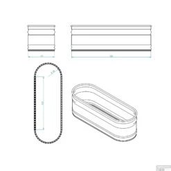 Tankkd IJsbad | Green Label Oval | 183x61x61cm | Aluminium 9 Tankkd IJsbad | Green Label Oval | 183x61x61cm | Aluminium -Thuis Badkamer ijsbad tankkd green label oval 183x61x61 cm aluminium tech 2