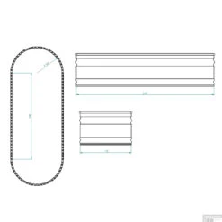 Tankkd IJsbad | Green Label Oval | 244x61x91cm | Aluminium 9 Tankkd IJsbad | Green Label Oval | 244x61x91cm | Aluminium -Thuis Badkamer ijsbad tankkd green label oval 244x61x91 cm aluminium tech