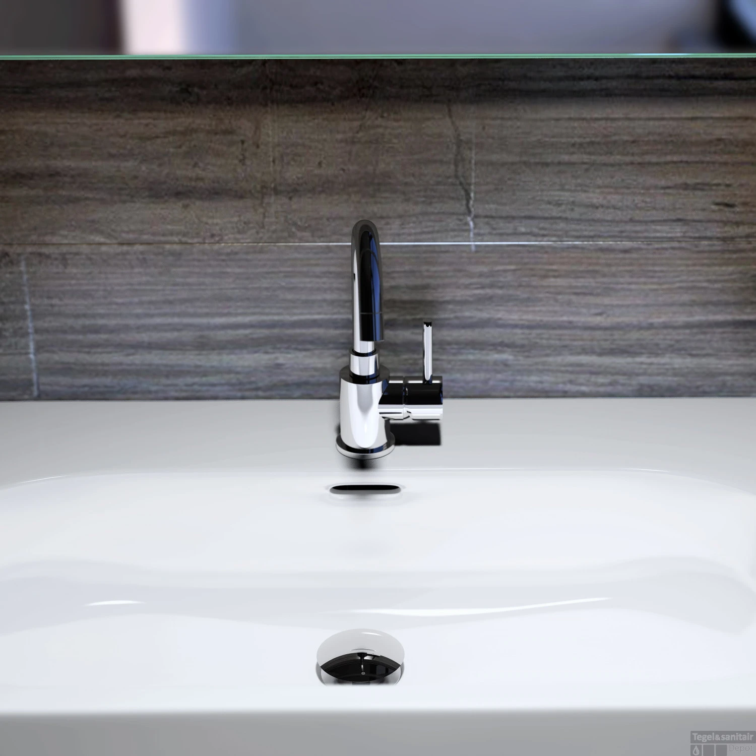 Stop/go Afvoerplug Clou InBe Zonder Overloopgat Rond Chroom 3 Stop/go Afvoerplug Clou InBe Zonder Overloopgat Rond Chroom - Afbeelding 3