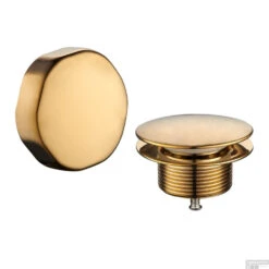 Knop/plug Badoverloop Wiesbaden Geborsteld Messing Goud