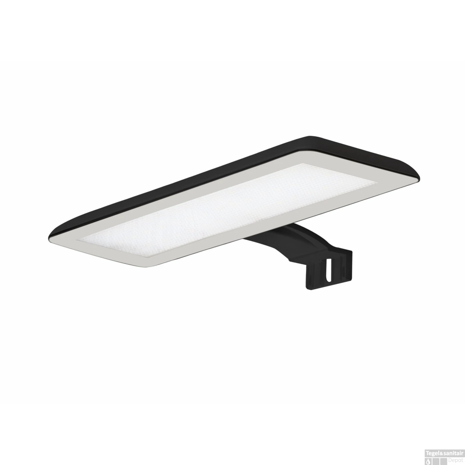 LED Spiegellamp Allibert Luceo 10 Watt 30x3,9x16,1 Cm Mat Zwart - Afbeelding 2