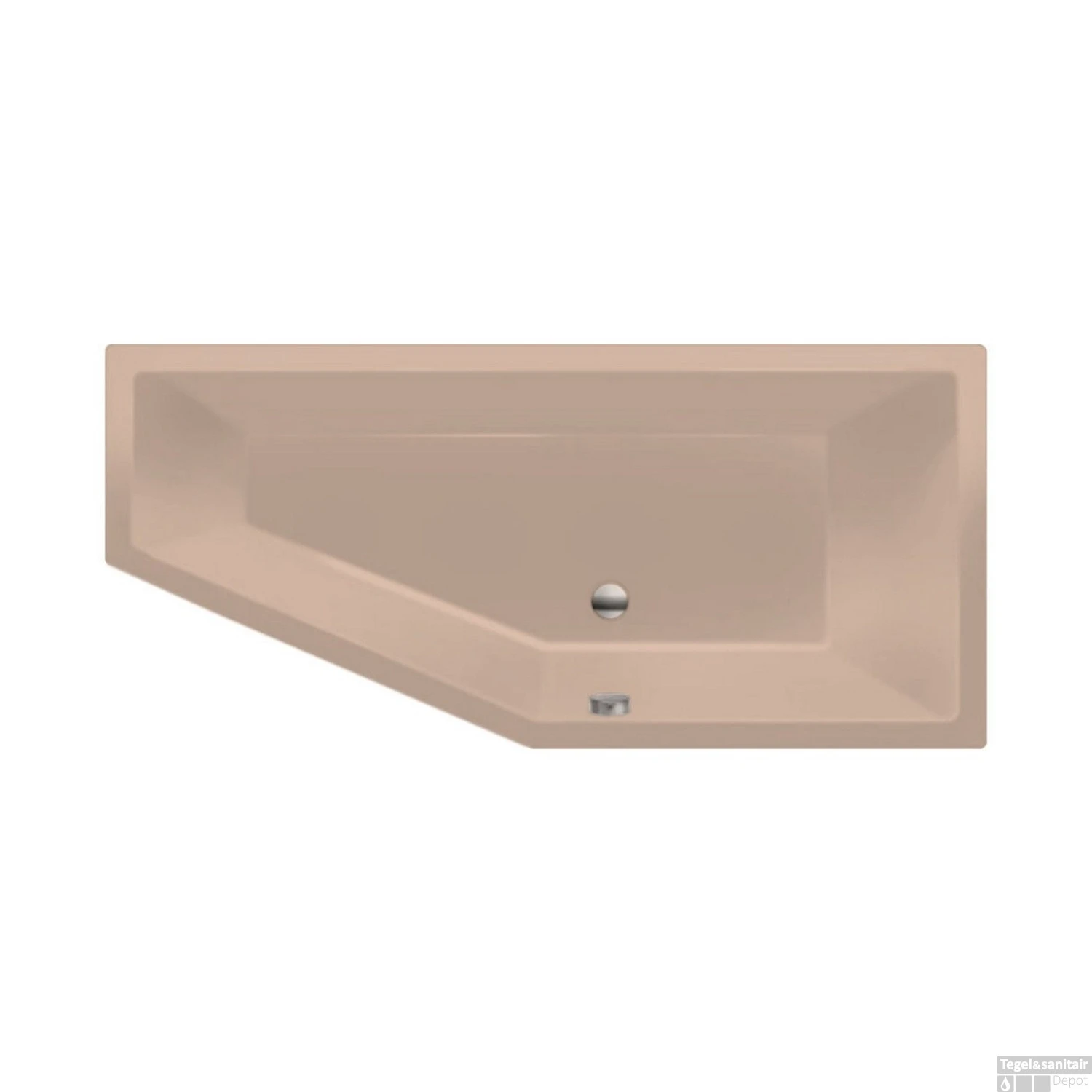 Ligbad Beterbad Xenz Society Compact Rechts 180x80x44 Cm Beige 1 Ligbad Beterbad Xenz Society Compact Rechts 180x80x44 Cm Beige