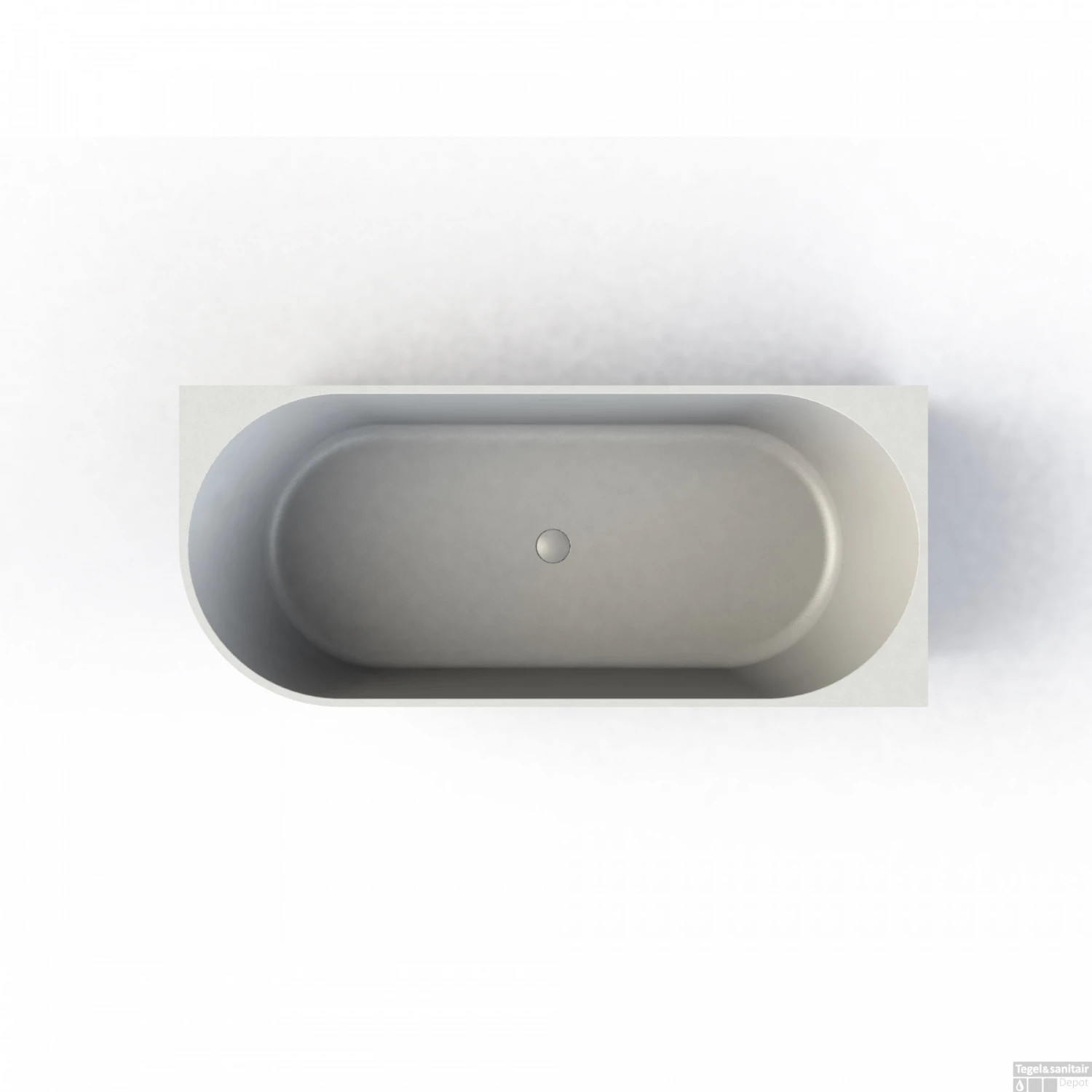 Ligbad Arqua Pinto Hoekbad 180x80 Cm Rechts Mat Wit