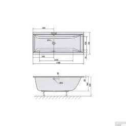 Ligbad Polysan Cleo Slim Inbouw 170x70x48 Cm Wit 7 Ligbad Polysan Cleo Slim Inbouw 170x70x48 Cm Wit -Thuis Badkamer ligbad polysan cleo slim inbouw 170x70x48 cm wit sph74611s tech