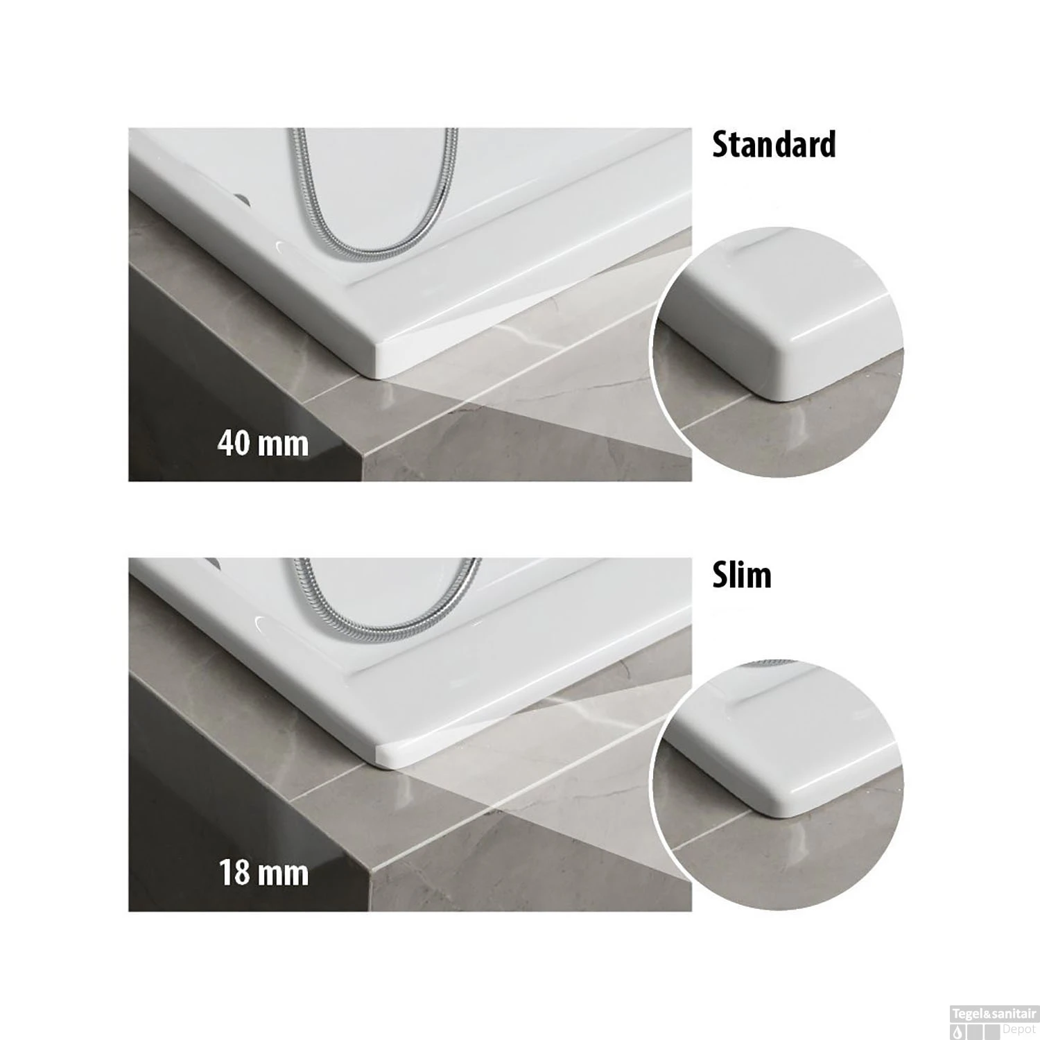 Ligbad Polysan Cleo Slim Inbouw 180x90x48 Cm Wit 3 Ligbad Polysan Cleo Slim Inbouw 180x90x48 Cm Wit - Afbeelding 3