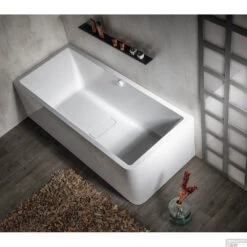 Ligbad Polysan Marlene 165x75x63 Cm Asymmetrisch Links Wit -Thuis Badkamer ligbad polysan marlene 165x75x63 asymmetrisch links wit sph72403mcl 4