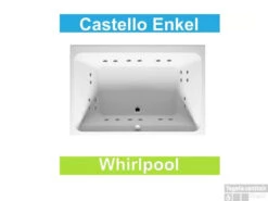 Ligbad Riho Castello 180x120 Cm Whirlpool Enkel Systeem
