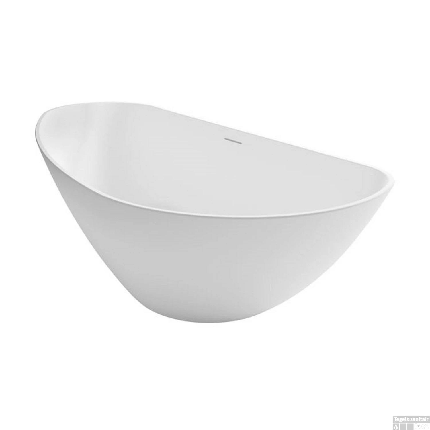 Ligbad Riho Granada Vrijstaand Rechts 170x80 Cm Mat Wit