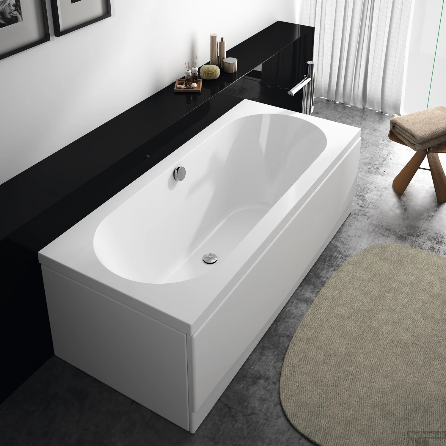 Ligbad Sanindusa Urb.y 190x90 Cm Acryl Wit 1 Ligbad Sanindusa Urb.y 190x90 Cm Acryl Wit