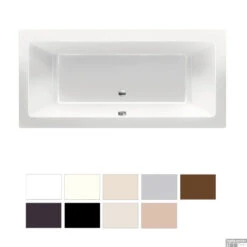 Ligbad Xenz Society 170x75x50 Cm Inbouw Acryl (Verkrijgbaar In 9 Kleuren)